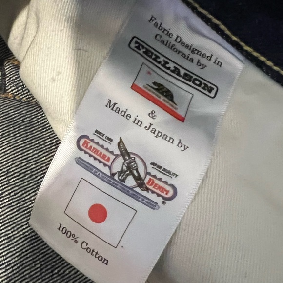 Tellason Japanese Denim Jeans in indigo - Picture 3 of 9
